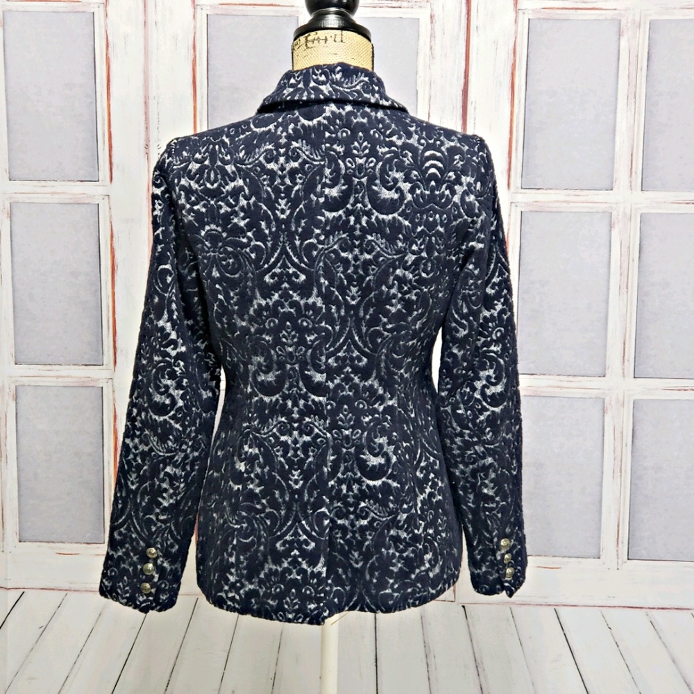 Cabi Jacquard paisley print Blazer style 109 sz 2 - Picture 4 of 8